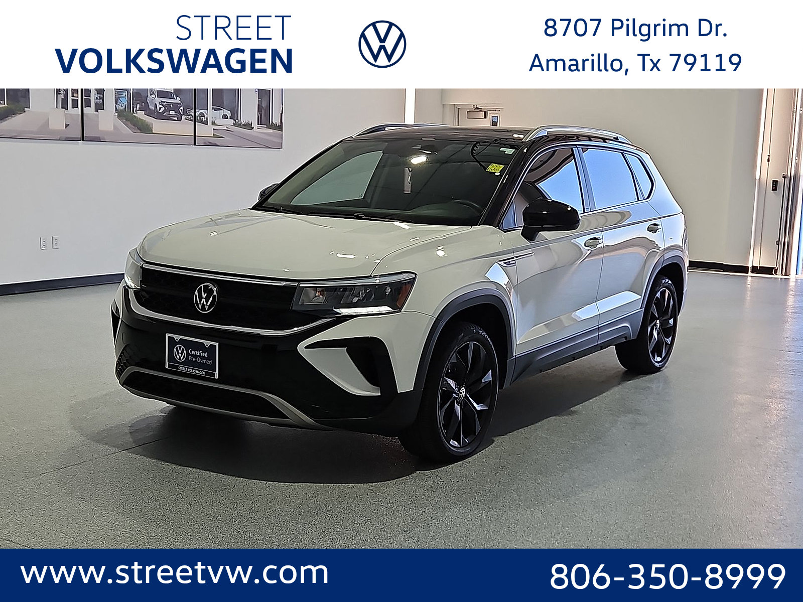 Certified 2023 Volkswagen Taos SE w/ Panoramic Sunroof Package