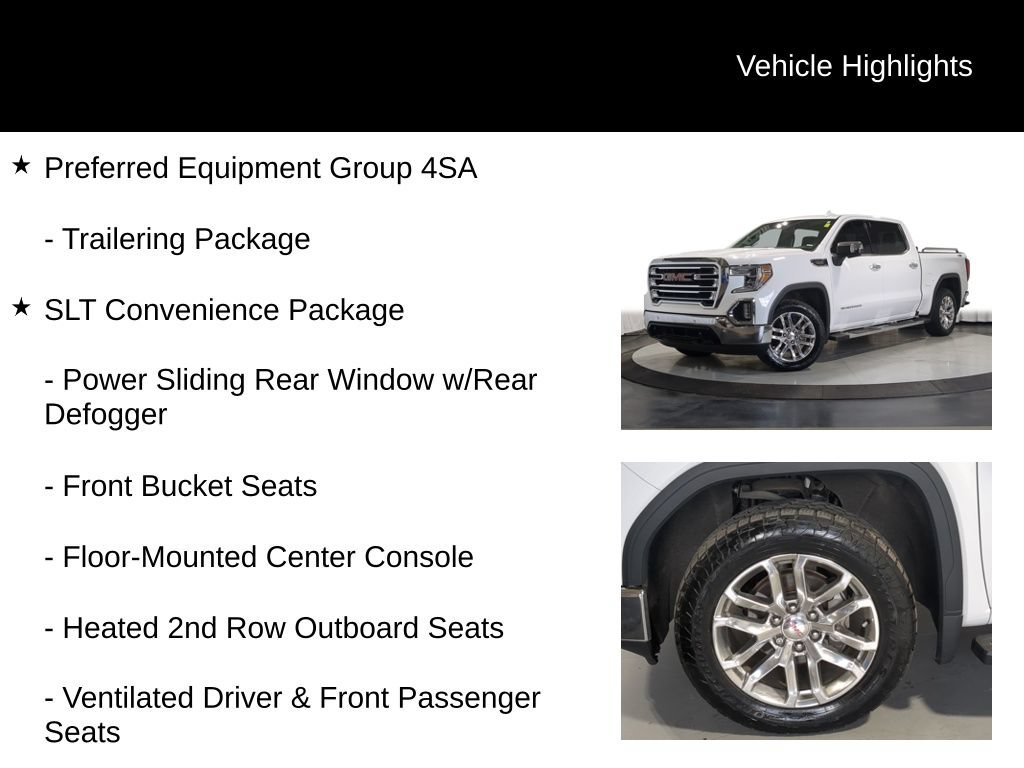 Used 2021 GMC Sierra 1500 SLT w/ SLT Premium Plus Package AWD/4WD image 32