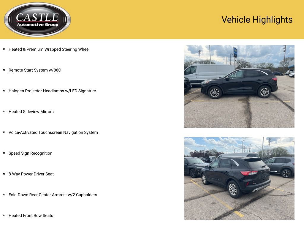 Used 2022 Ford Escape SE w/ Convenience Package AWD/4WD image 8