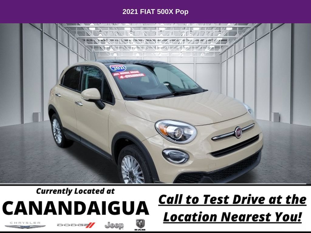 Used 2021 FIAT 500X Pop w/ Pop Value Package
