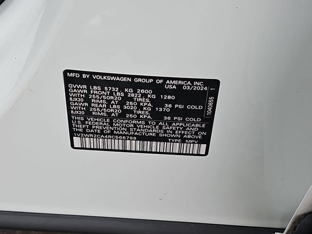 Used 2024 Volkswagen Atlas SE FWD image 37