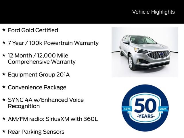 Certified 2024 Ford Edge SEL w/ Convenience Package image 6