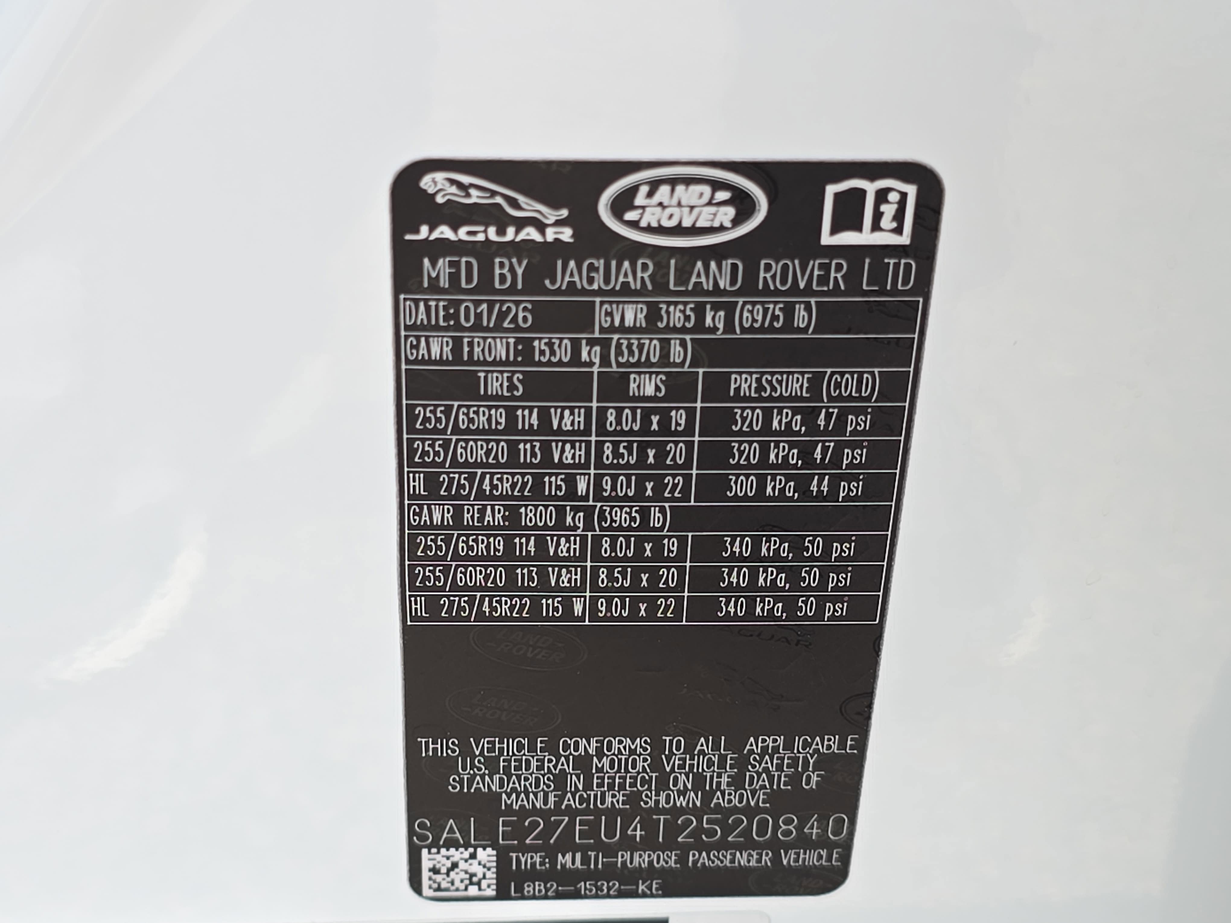 New 2026 Land Rover Defender 110 X-Dynamic SE AWD/4WD image 35