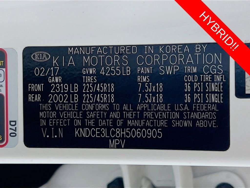 Certified 2017 Kia Niro Touring image 35