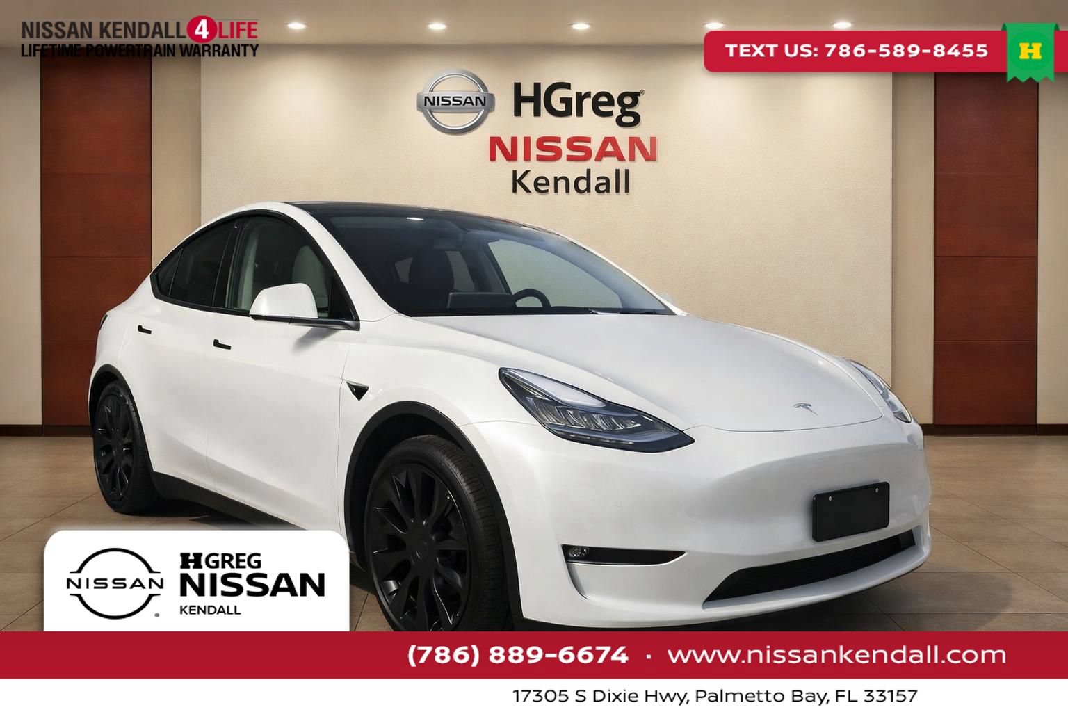 Used 2021 Tesla Model Y Long Range AWD/4WD image 1