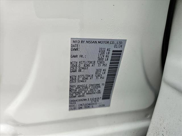 Used 2024 Nissan Titan PRO-4X w/ Pro-4x Utility Package image 21