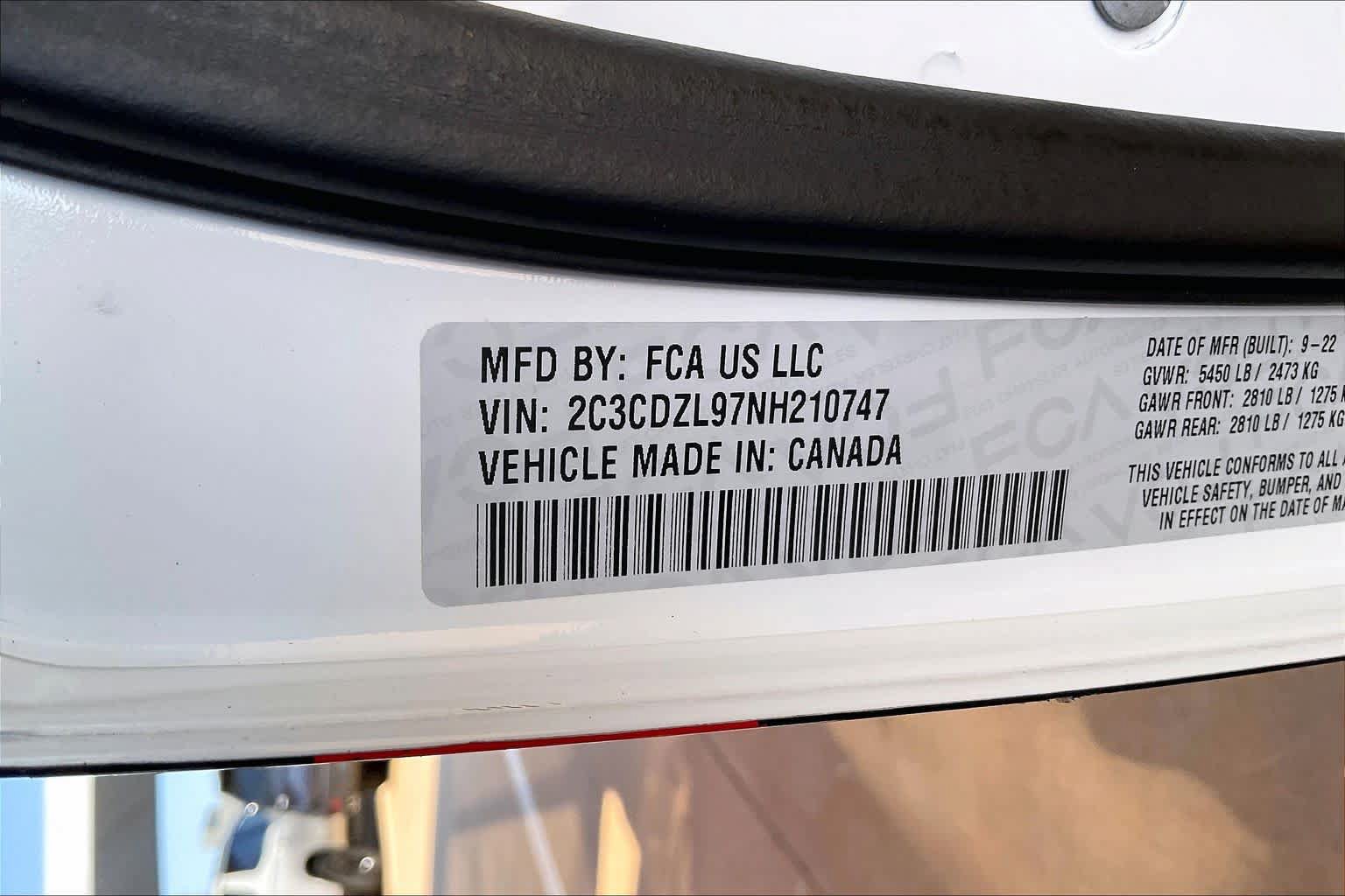 Used 2022 Dodge Challenger SRT Hellcat RWD image 31