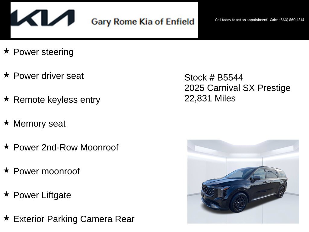 Certified 2025 Kia Carnival SX Prestige FWD image 21