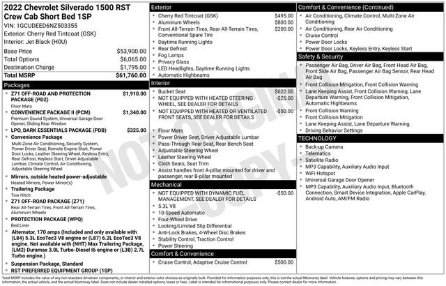 Used 2022 Chevrolet Silverado 1500 RST AWD/4WD image 7