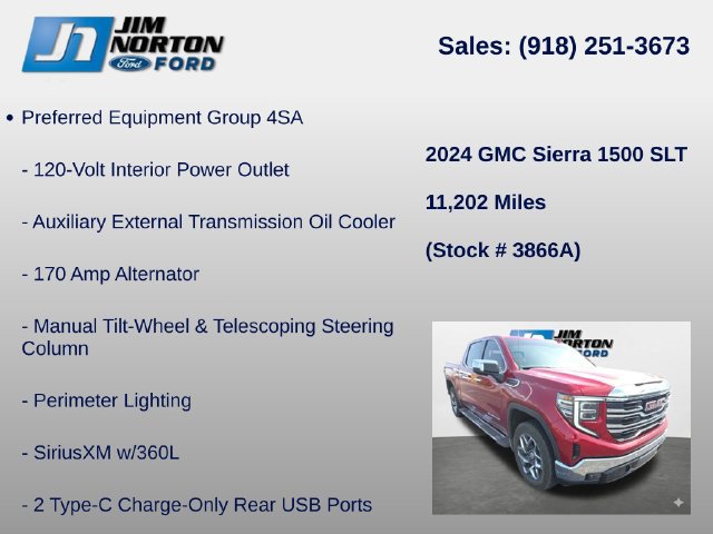 Used 2024 GMC Sierra 1500 SLT w/ SLT Premium Plus Package AWD/4WD image 15