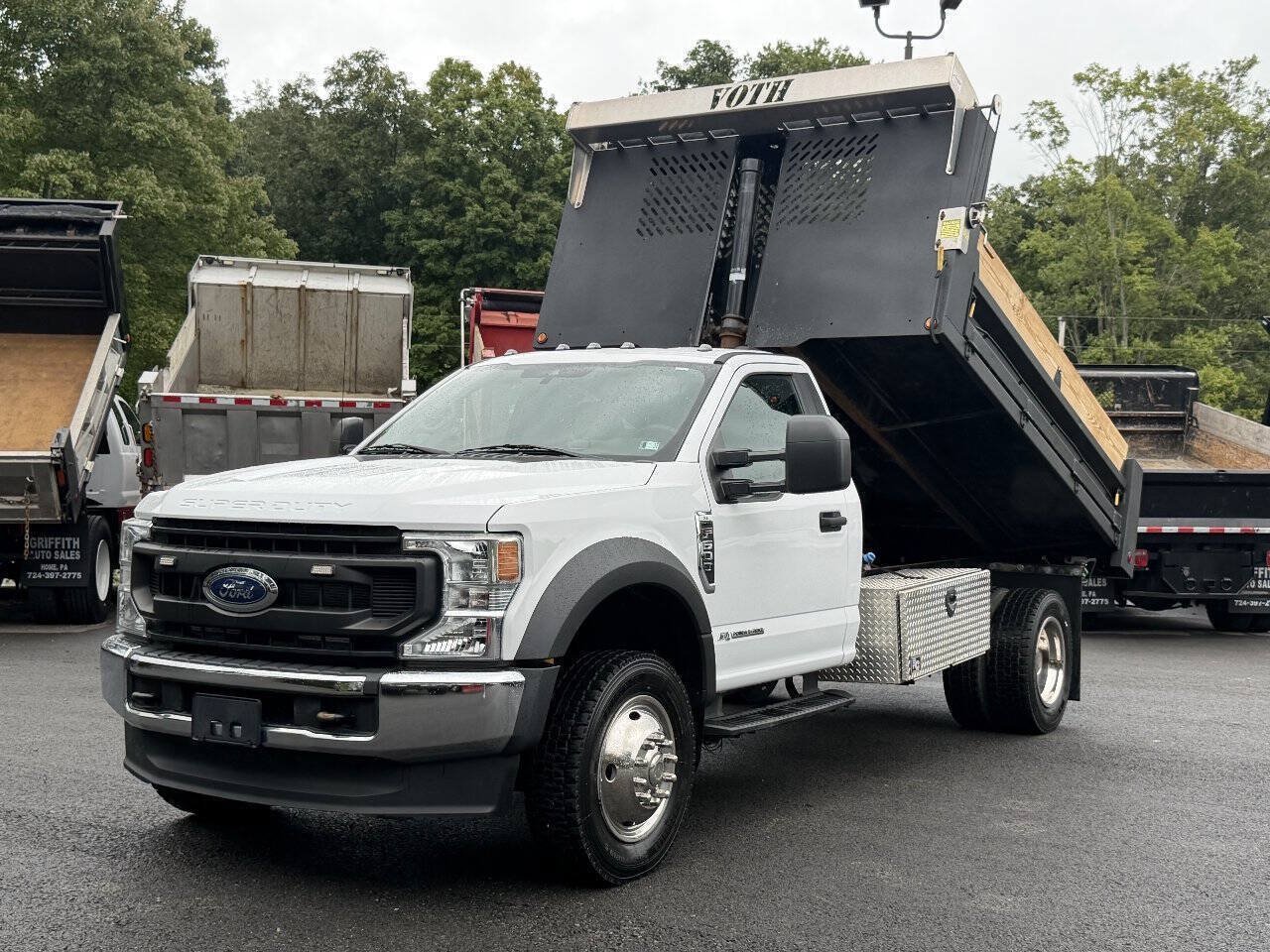 Used 2021 Ford F600 4x4 Regular Cab Super Duty w/ Power Equipment Group image 1