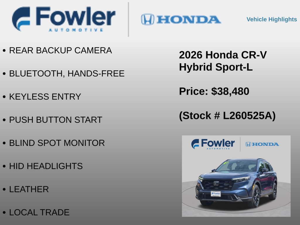 Used 2026 Honda CR-V Sport-L image 4
