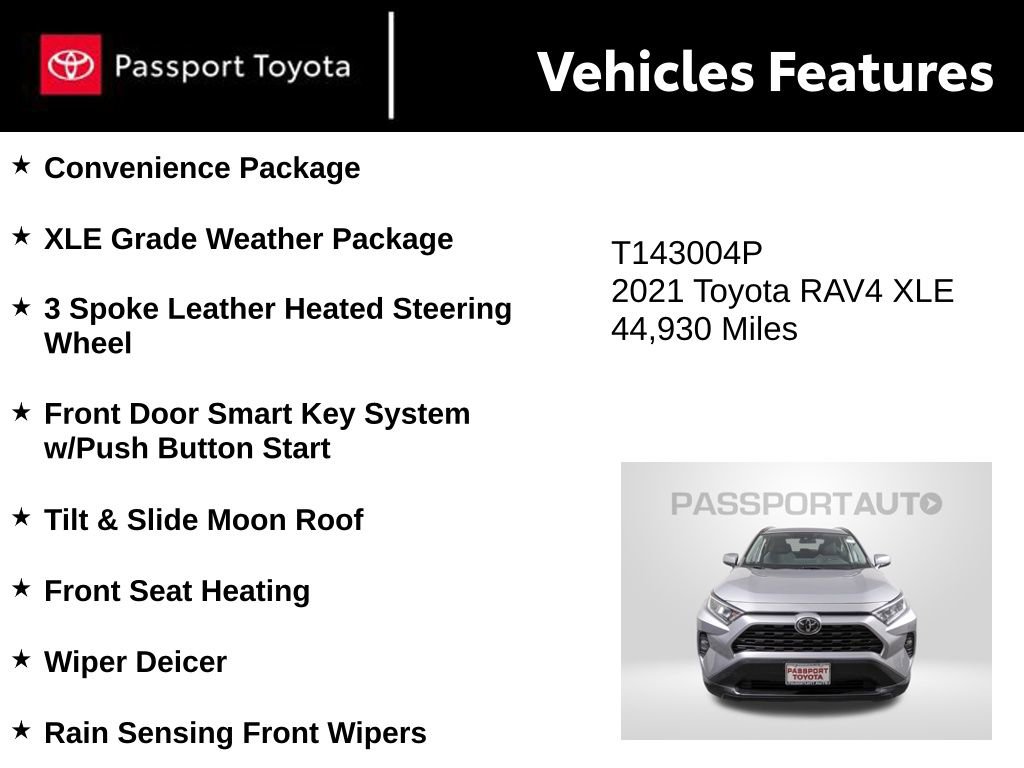Used 2021 Toyota RAV4 XLE w/ Convenience Package image 10