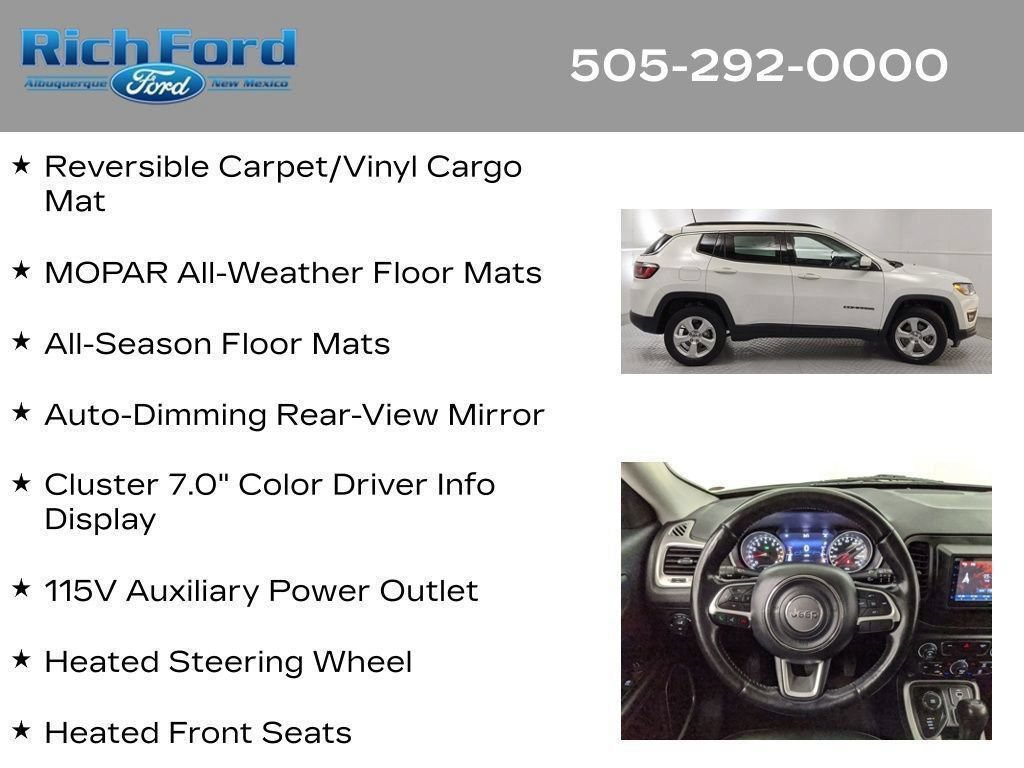 Used 2021 Jeep Compass Latitude w/ Convenience Group AWD/4WD image 35
