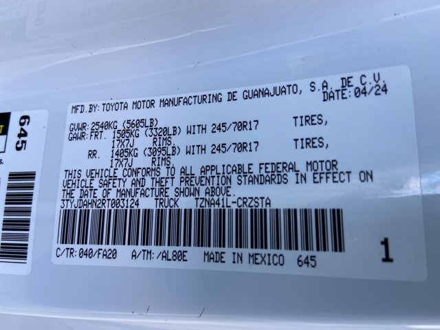 Used 2024 Toyota Tacoma SR image 34