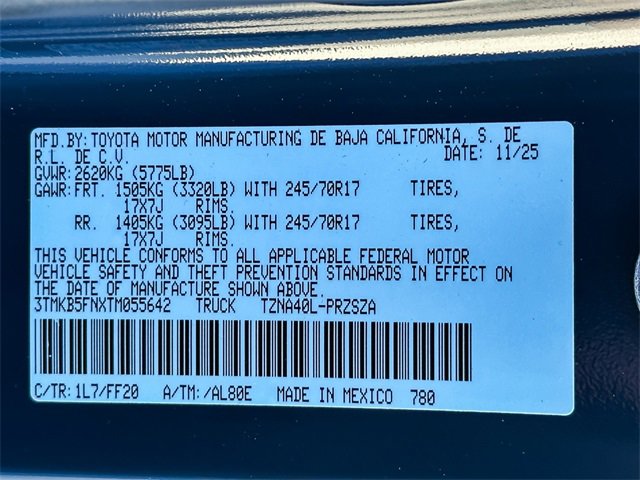 New 2026 Toyota Tacoma SR5 image 24