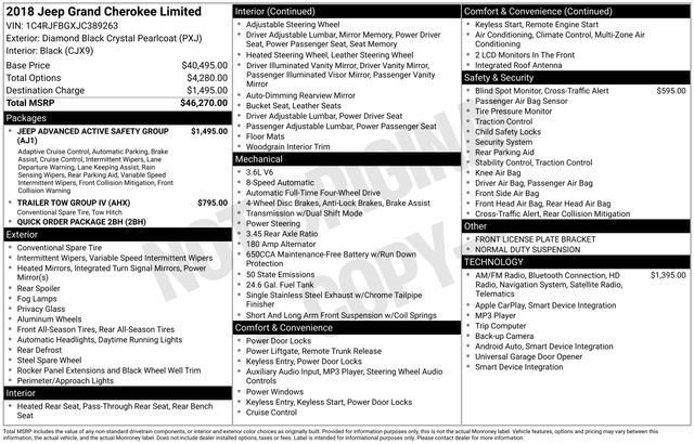 Used 2018 Jeep Grand Cherokee Limited image 12