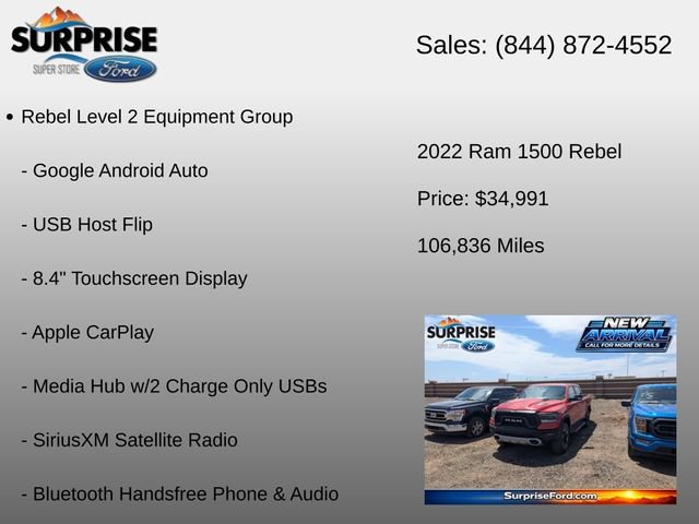 Used 2022 RAM 1500 Rebel w/ Rebel Level 2 Equipment Group AWD/4WD image 18