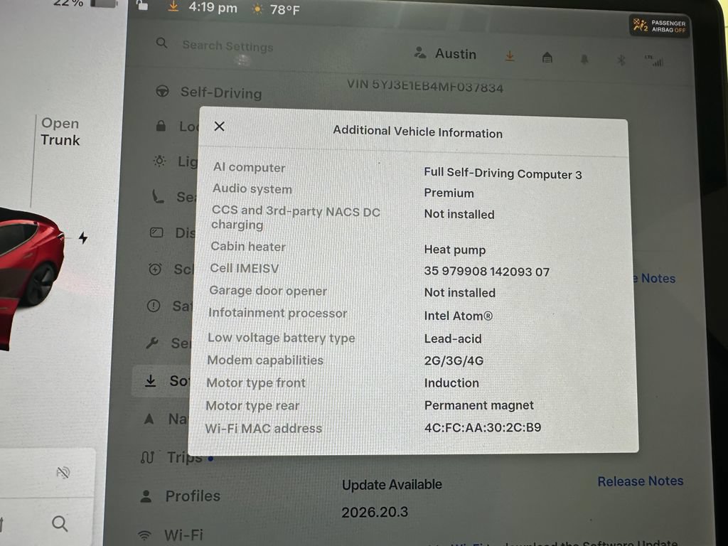 Used 2021 Tesla Model 3 Long Range AWD/4WD image 3