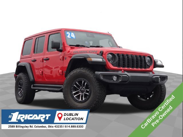 Used 2024 Jeep Wrangler Unlimited Rubicon w/ XTREMEE 35" Tire Package