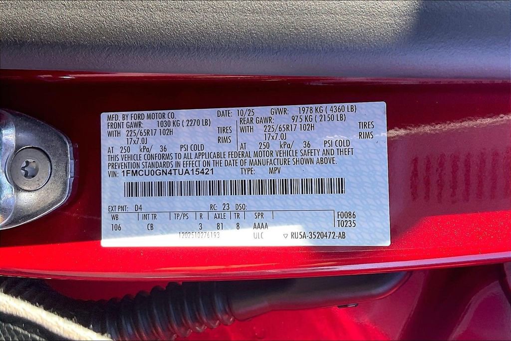 New 2026 Ford Escape Active image 13