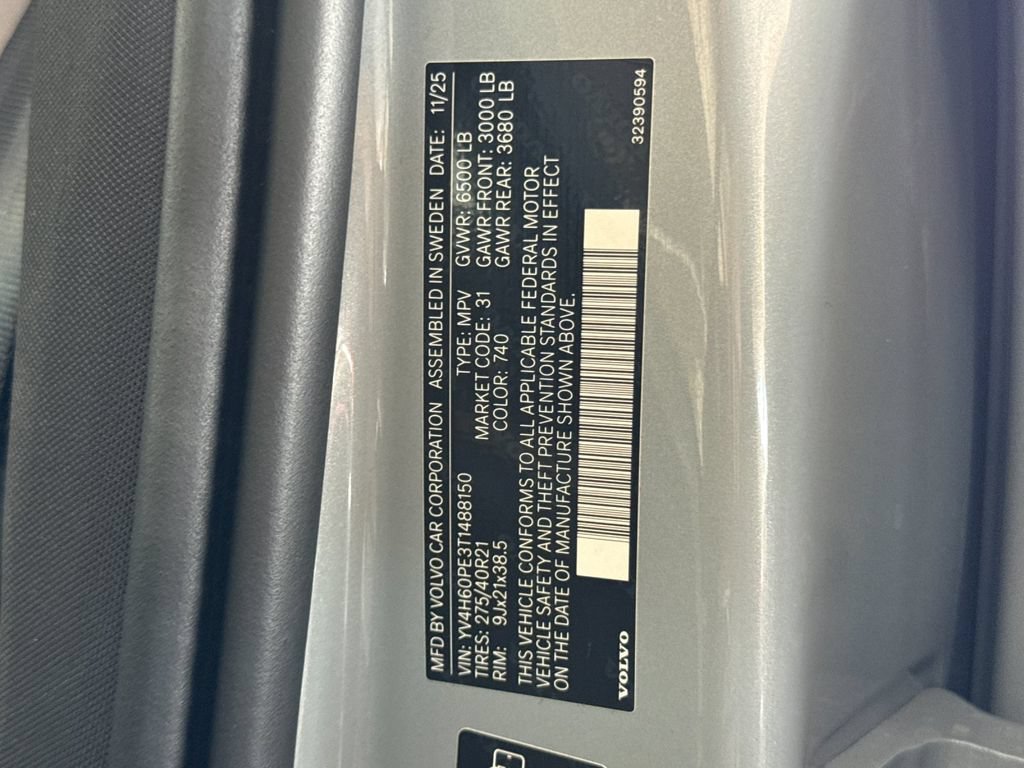New 2026 Volvo XC90 T8 Plus w/ Protection Package Premier AWD/4WD image 29