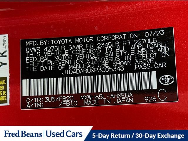 Used 2023 Toyota Prius LE image 32