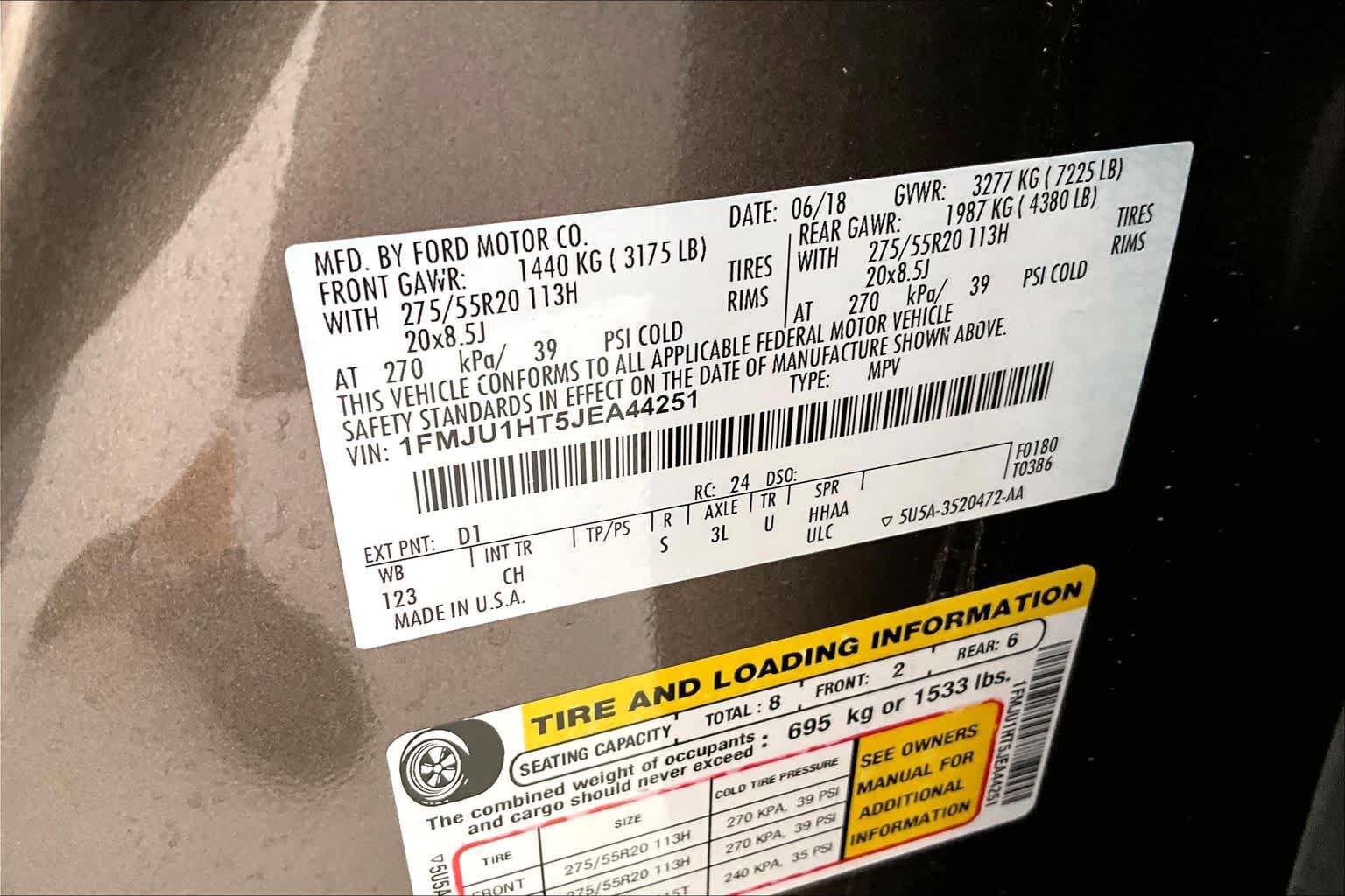 Used 2018 Ford Expedition XLT w/ Equipment Group 202A RWD image 32