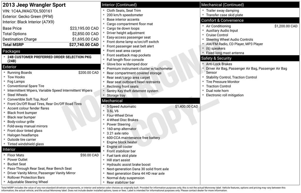 Used 2013 Jeep Wrangler Sport image 6