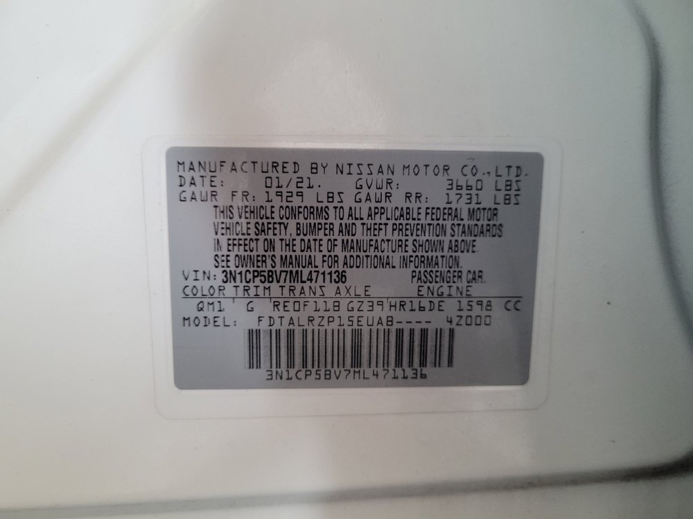 Used 2021 Nissan Kicks S FWD image 33