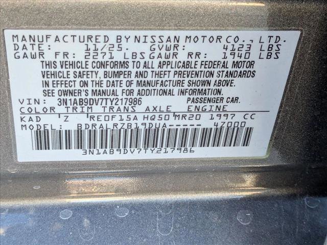 New 2026 Nissan Sentra SR image 16