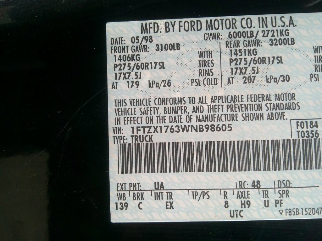 Used 1998 Ford F150 XLT image 15