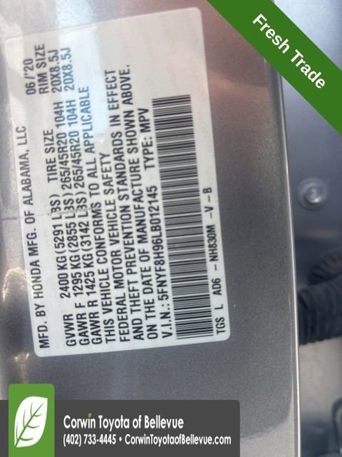 Used 2020 Honda Passport Touring image 15