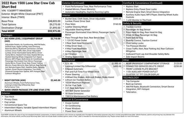 Used 2022 RAM 1500 Lone Star image 3