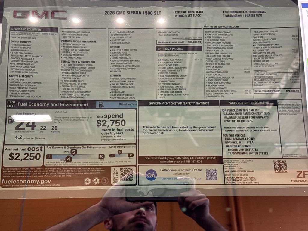 New 2026 GMC Sierra 1500 SLT w/ SLT Premium Plus Package image 46