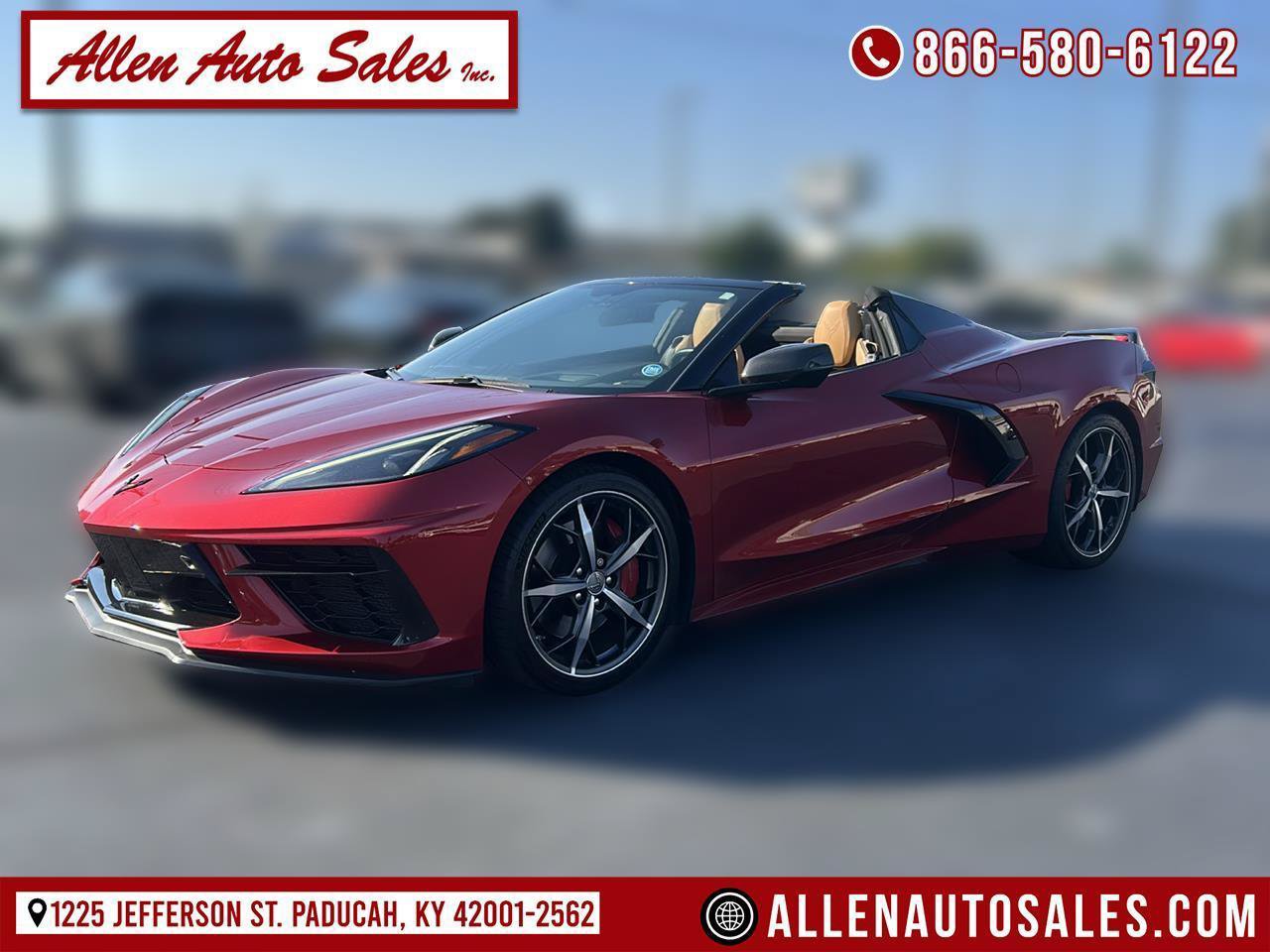 Used 2021 Chevrolet Corvette Stingray Preferred Conv w/ Z51 Performance Package RWD image 1