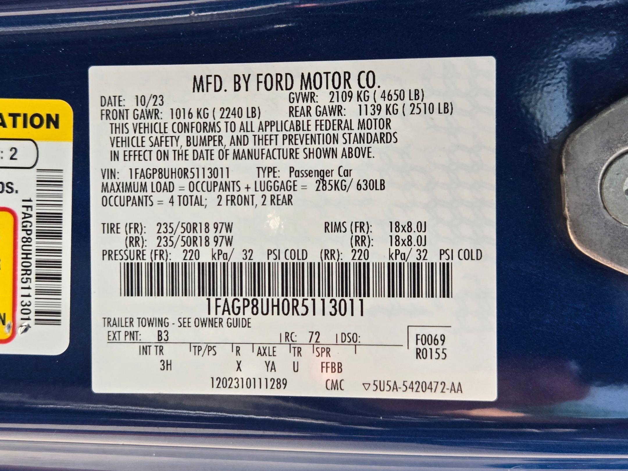 Used 2024 Ford Mustang Premium RWD image 30