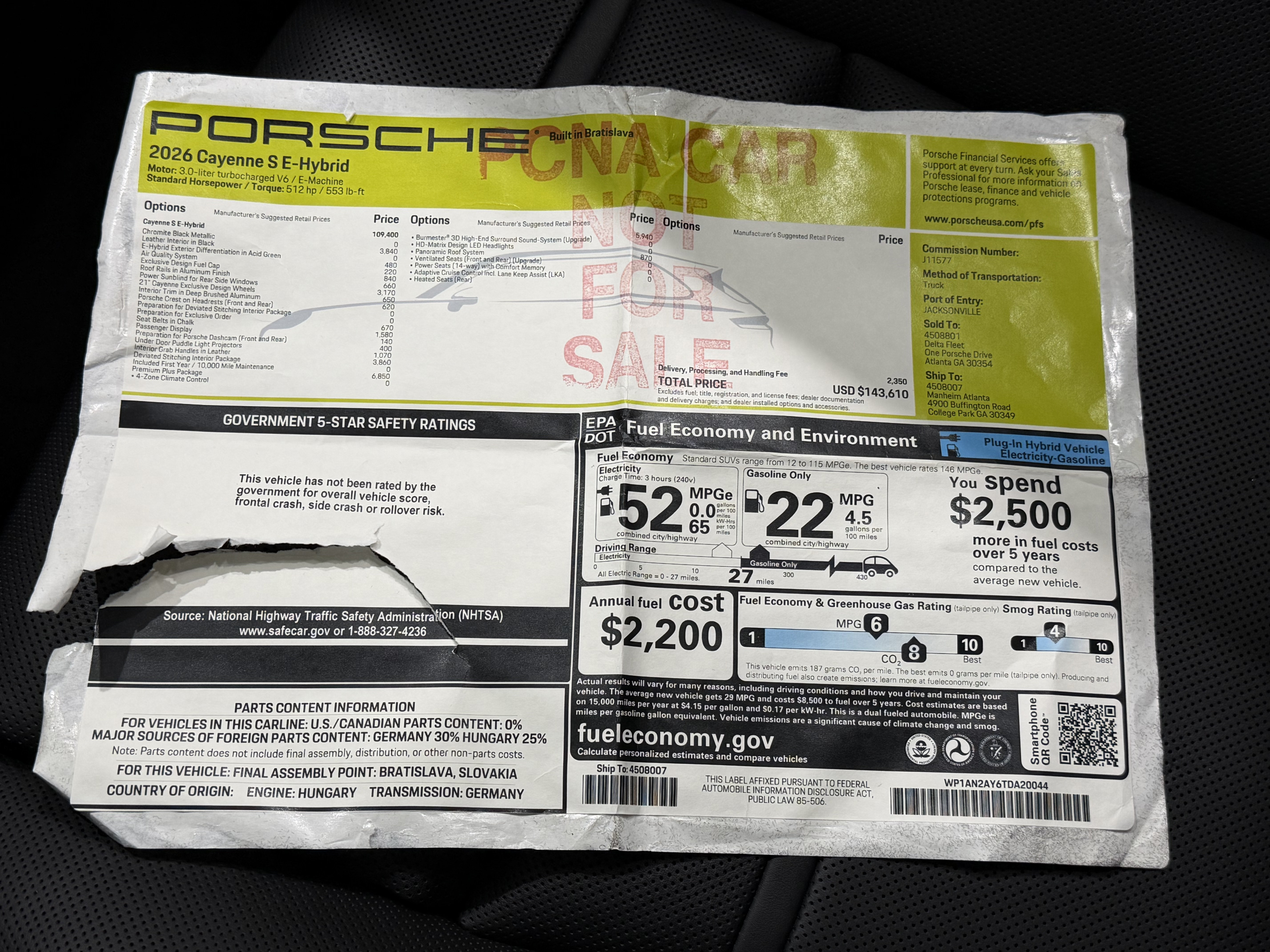 Certified 2026 Porsche Cayenne S AWD/4WD image 61