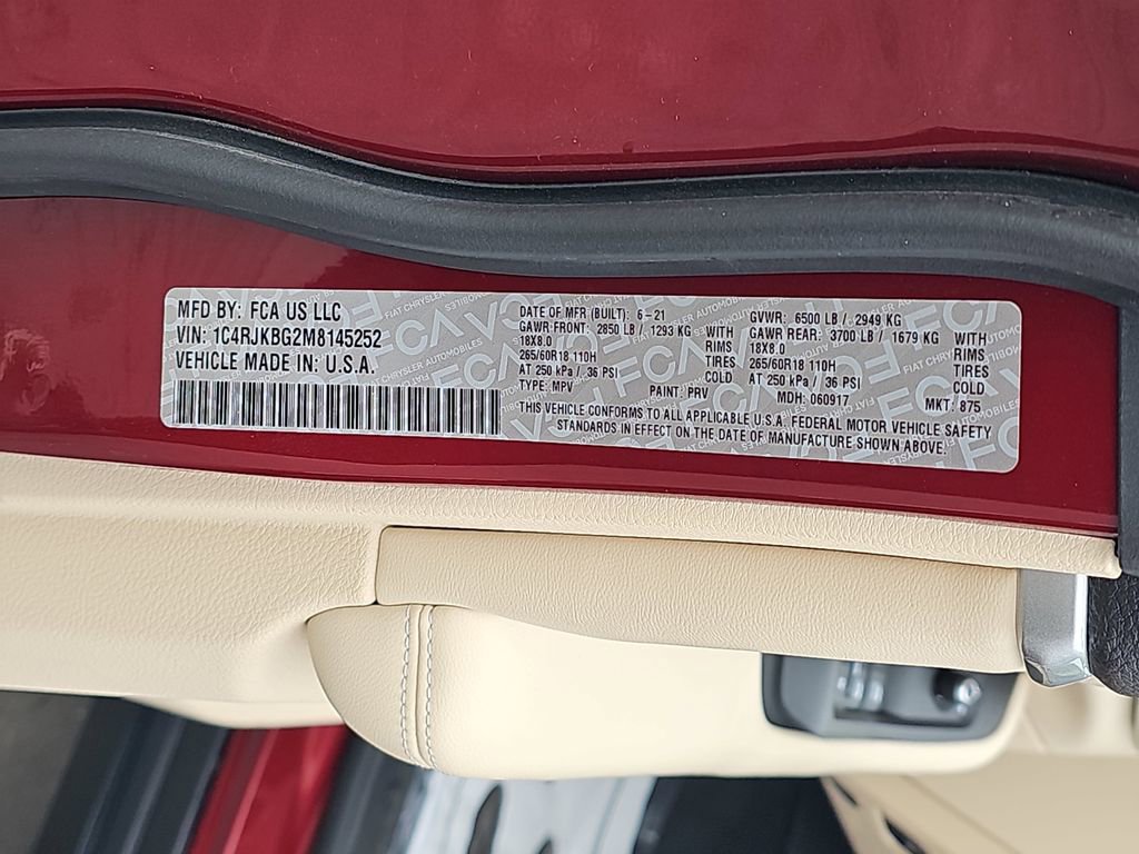 Used 2021 Jeep Grand Cherokee L Limited image 38