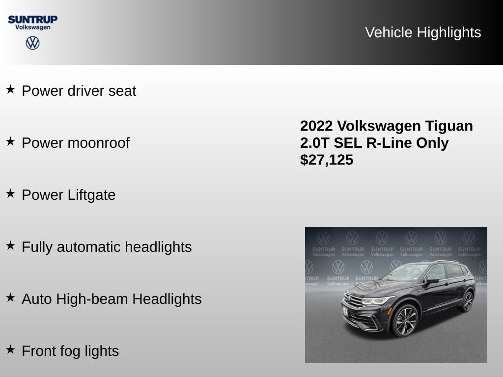 Used 2022 Volkswagen Tiguan SEL R-Line image 15