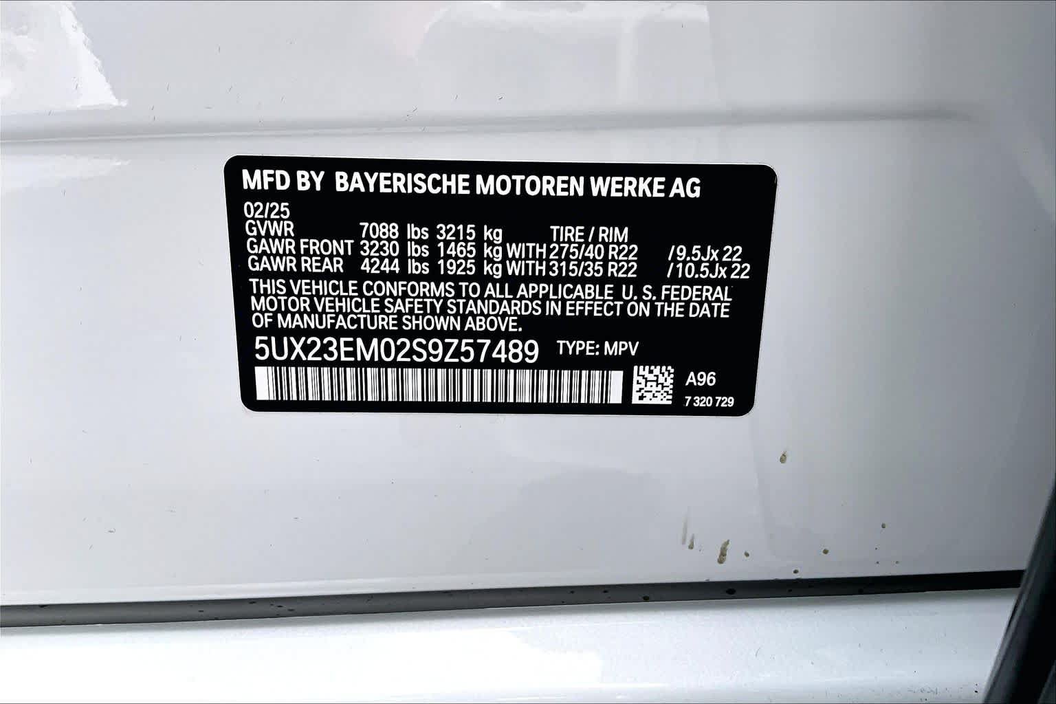 Used 2025 BMW X7 xDrive40i w/ M Sport Package AWD/4WD image 34