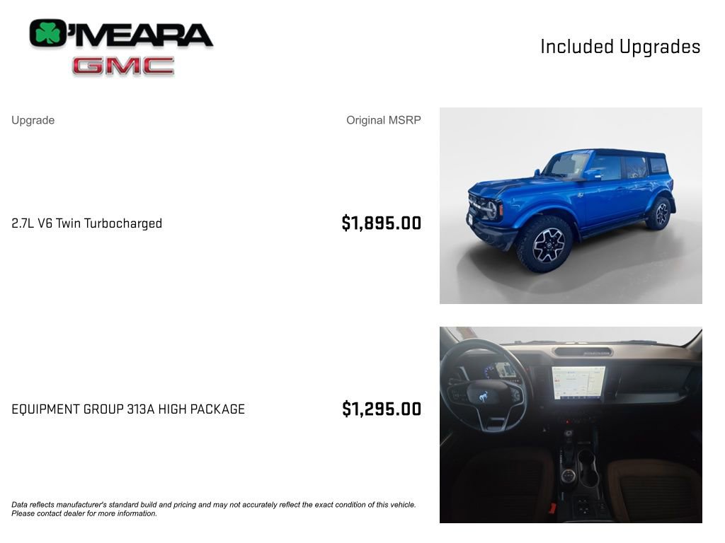 Used 2022 Ford Bronco Outer Banks image 4