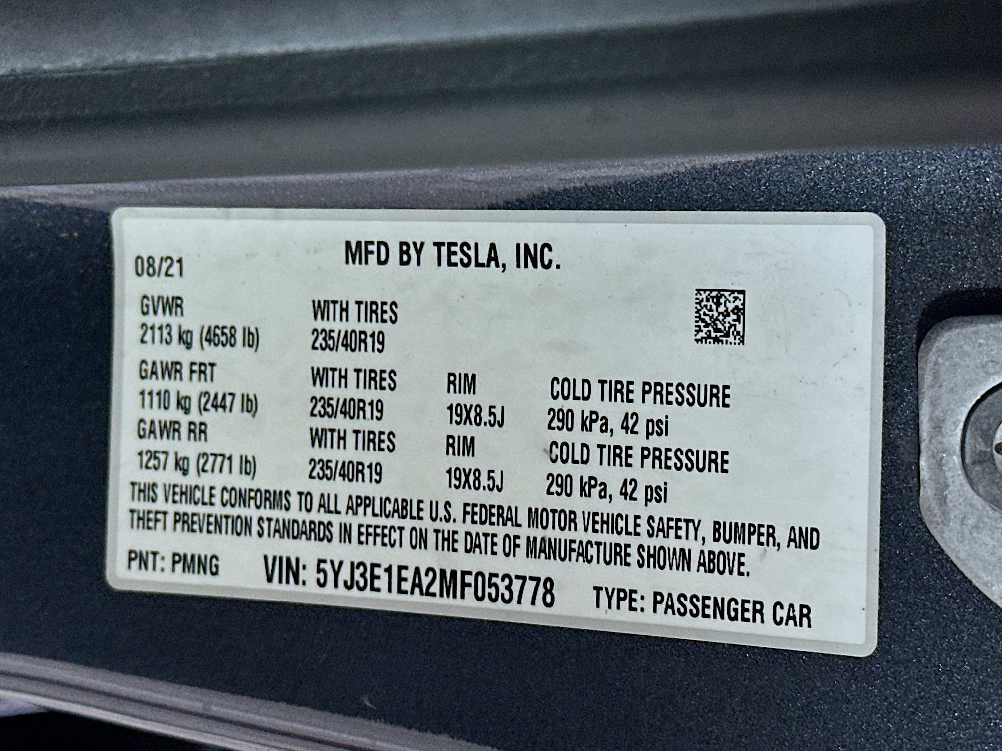 Used 2021 Tesla Model 3 Standard Range Plus RWD image 12