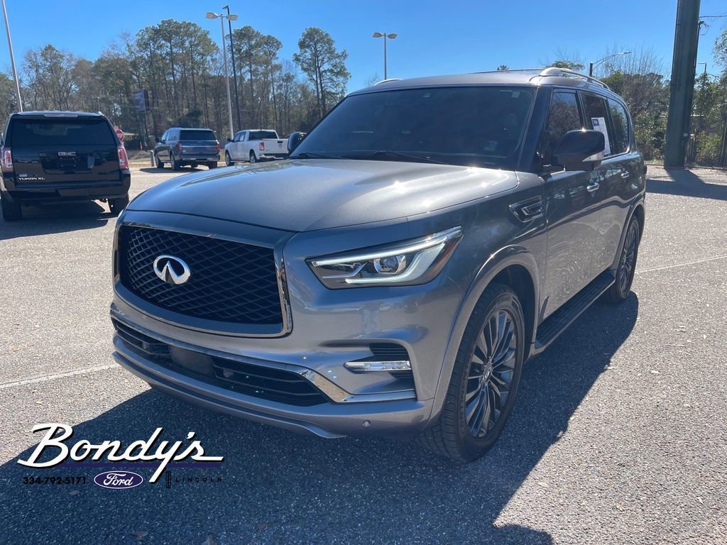 Used 2021 INFINITI QX80 Premium Select w/ Cargo Package AWD/4WD image 3