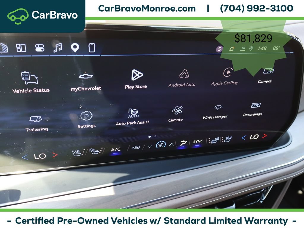Certified 2025 Chevrolet Suburban High Country AWD/4WD image 32