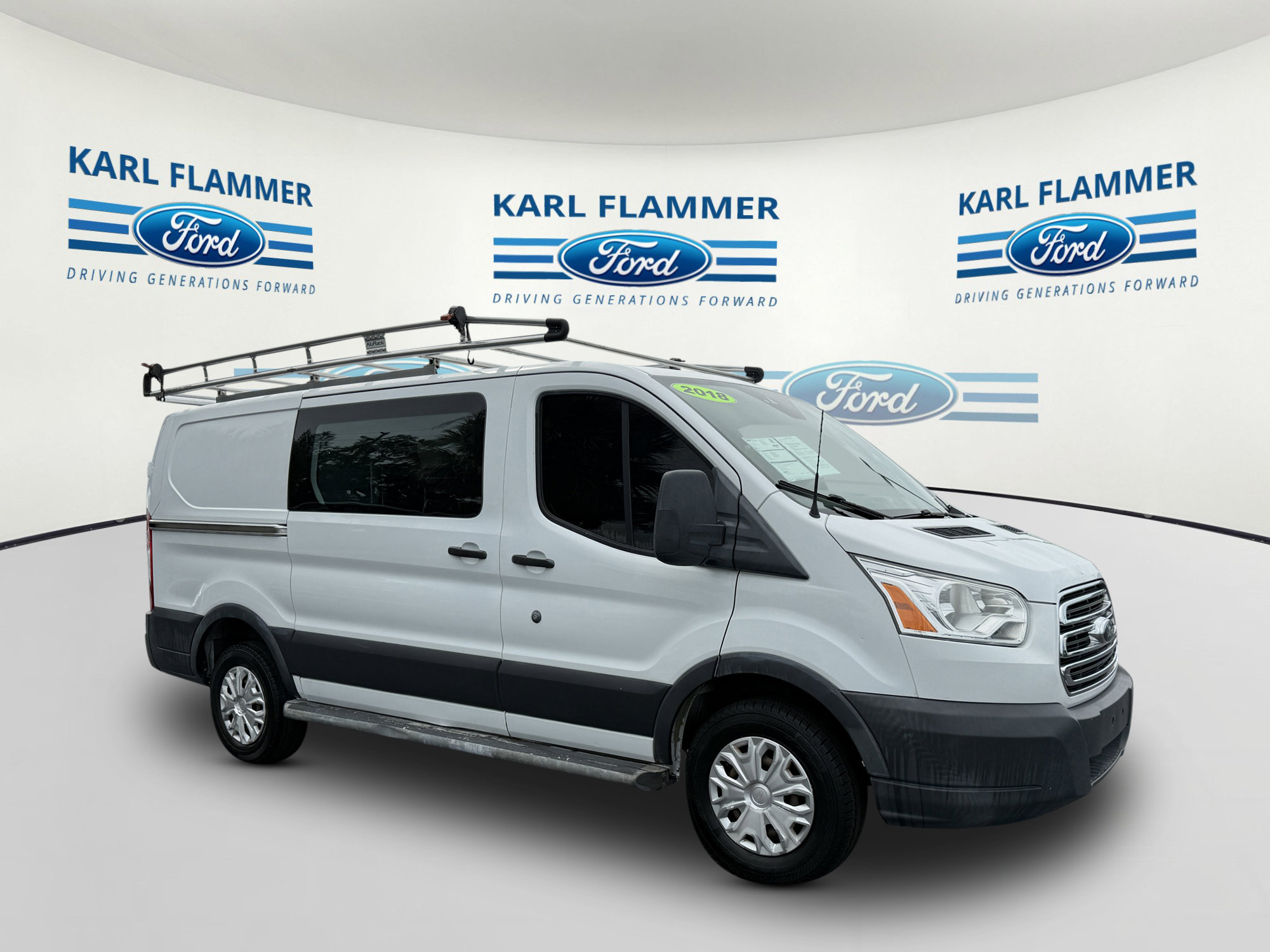 Certified 2018 Ford Transit 250 130 Low Roof w/ Exterior Upgrade Package RWD image 1