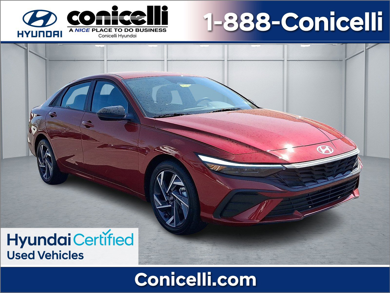 Certified 2025 Hyundai Elantra Sport FWD image 1