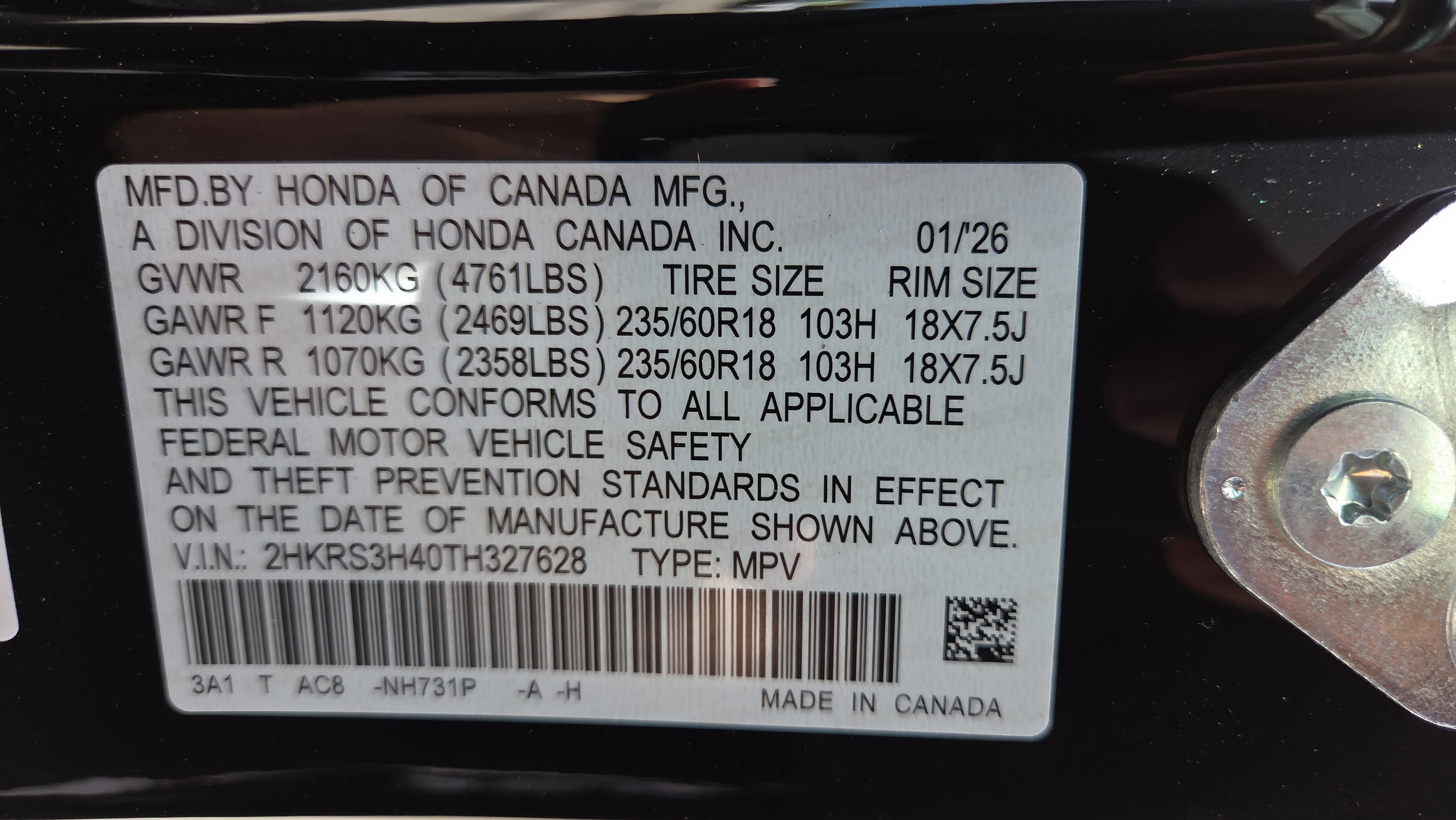 New 2026 Honda CR-V EX image 26