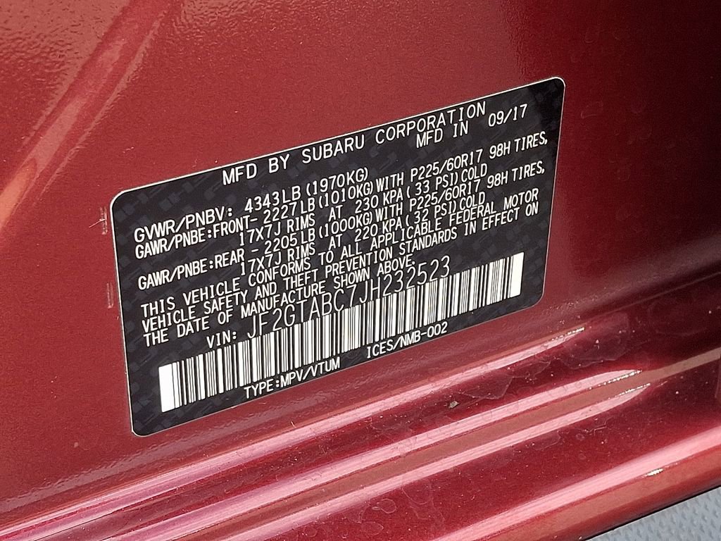 Used 2018 Subaru Crosstrek 2.0i Premium image 26