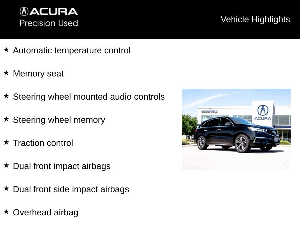 Certified 2020 Acura MDX w/ Technology Package AWD/4WD image 9